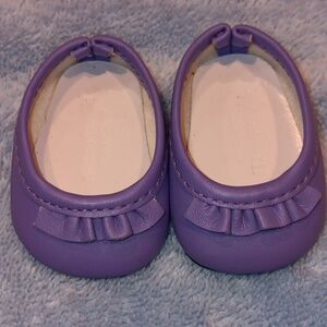 American girl doll purple shoes